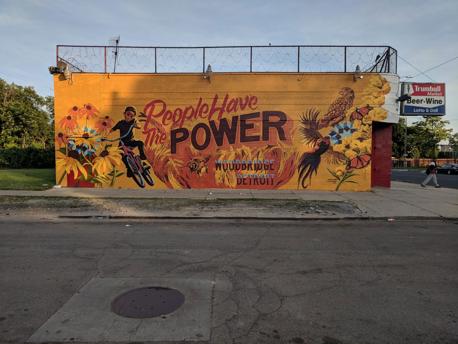 Jake Dwyer - People have the power mural woodbridge