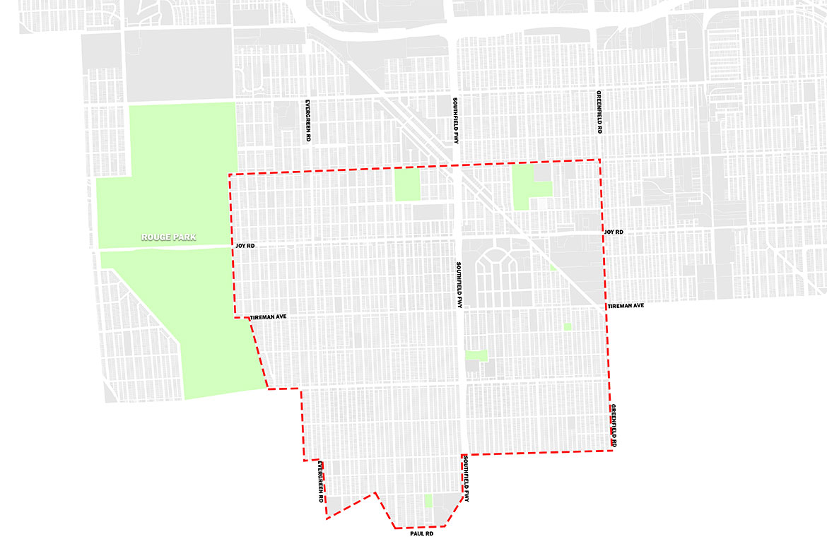 Warrendale/Cody Rouge Project Boundaries